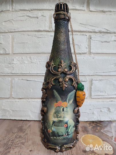 Подарочная бутылка к новому году