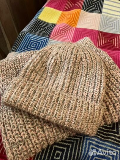 Комплект шапка и шарф женский