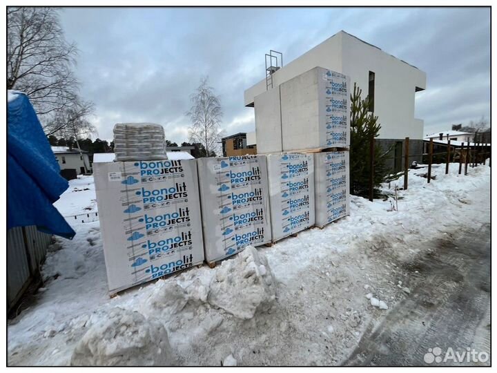 Газобетонные блоки, пеноблоки Bonolit