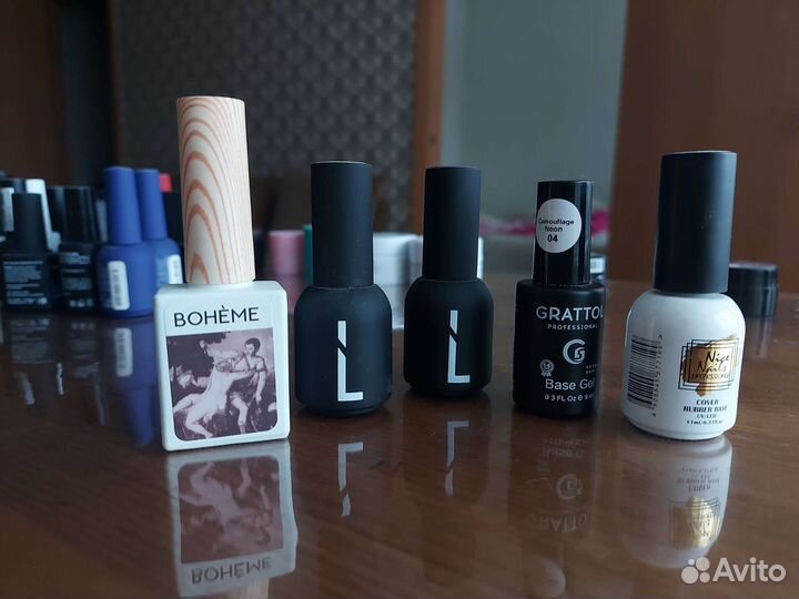 Гель лаки, гели, базы, топы, акригели, праймер