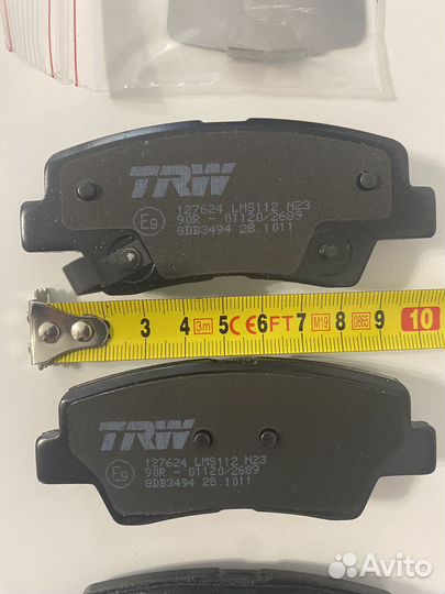 Тормозные колодки Kia, Hyundai