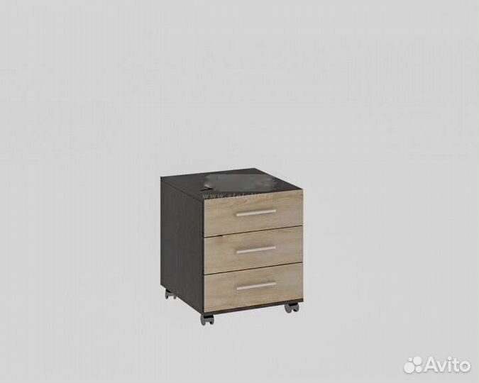 Угловой письменный стол + Тумба с ящиками выкатная