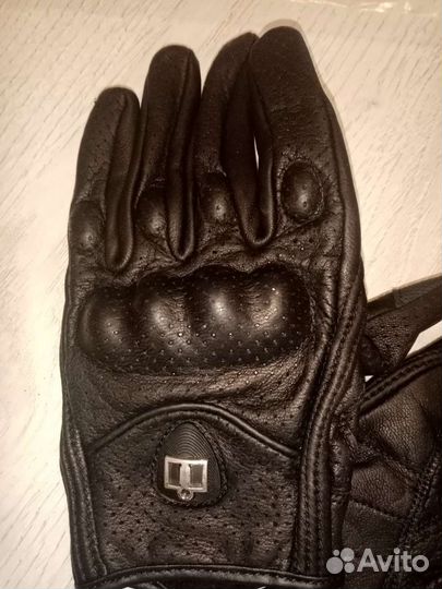 Мотоперчатки кожаные