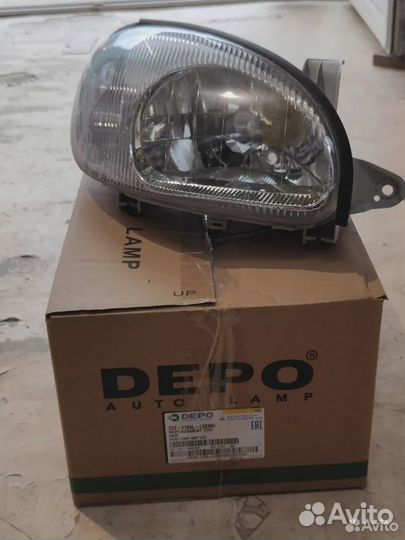 Комплект передних фар на Lanos