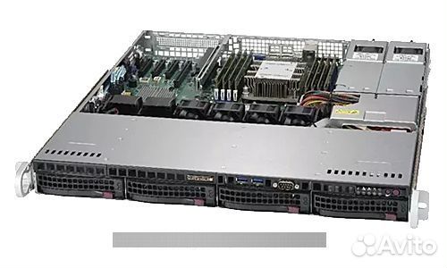 Сервер Supermicro WIT WS-C1.R1H.H304-218002639