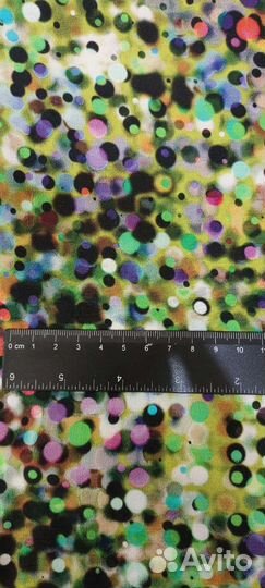 Отрез вискозы 100 зелёного цвета