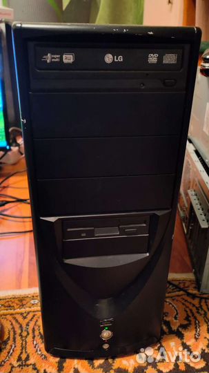 Системный блок intel core 2 duo e7400, 2gb, 80gb