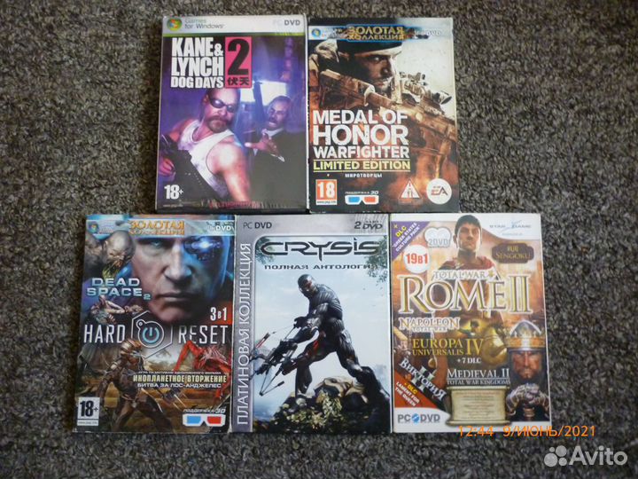 Продаются игровые DVD диски
