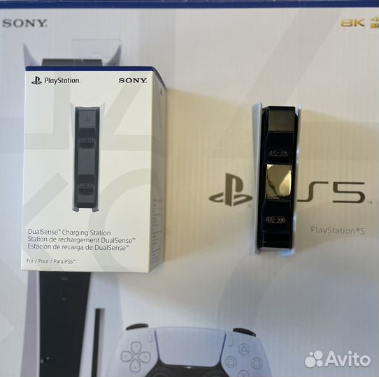 PlayStation 5+Геймпад Dualsense+зарядная станция