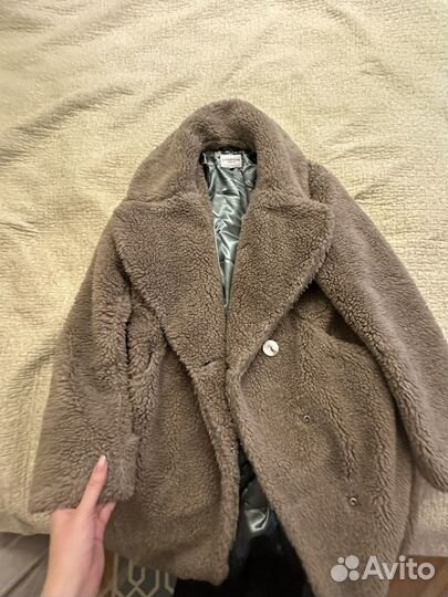 Пальто женское тедди