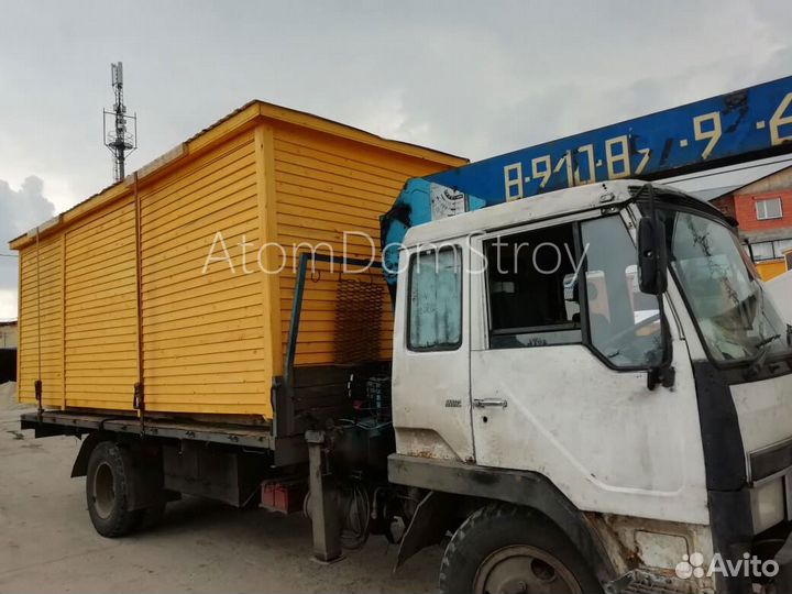 Вагончик с надежной крышей