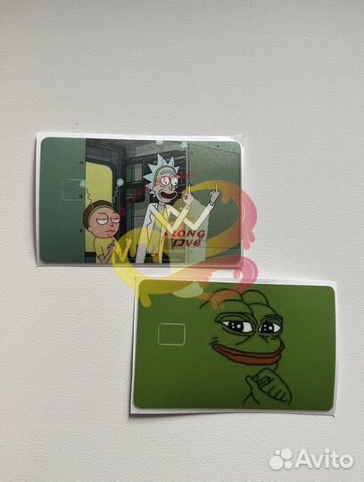 Наклейки на банковскую карту оптом