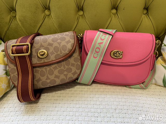 Сумка женская Coach кожа