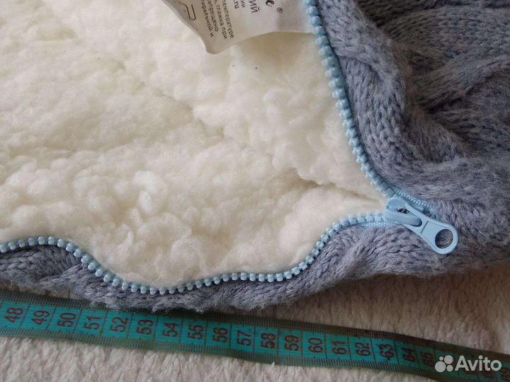 Конверт зимний для новорожденных