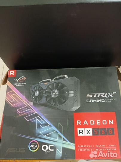 Rog strix rx 560 4g gaming