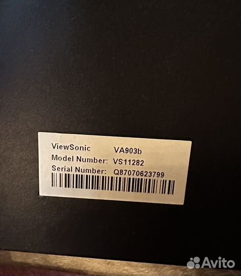 Монитор viewsonic va903b