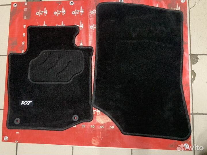 Peugeot 107 Коврики салона велюр
