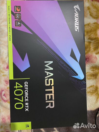 Видеокарта rtx 4070 Gigabite Aorus