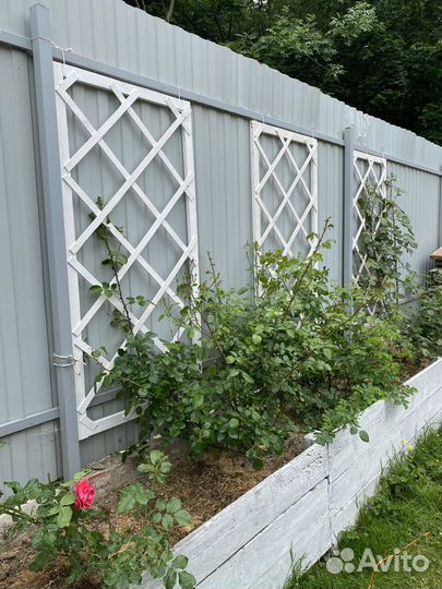 Шпалера деревянная садовая опора под цветы