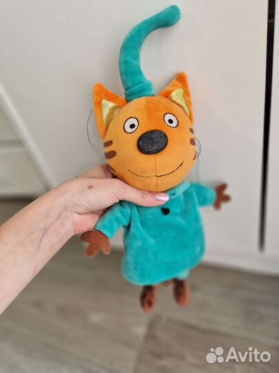 Мягкая игрушка компот. 3 кота. Музыкальная