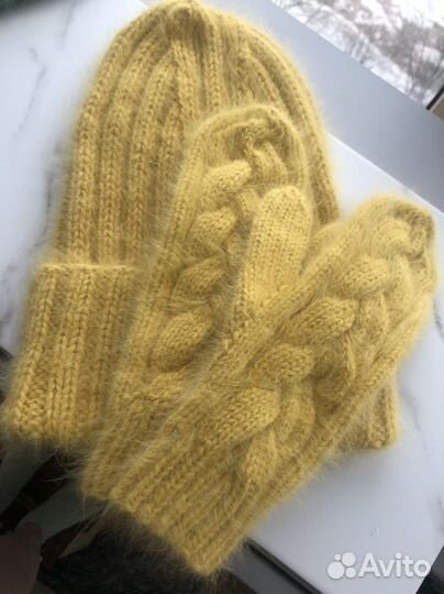 Шапка женская из ангоры