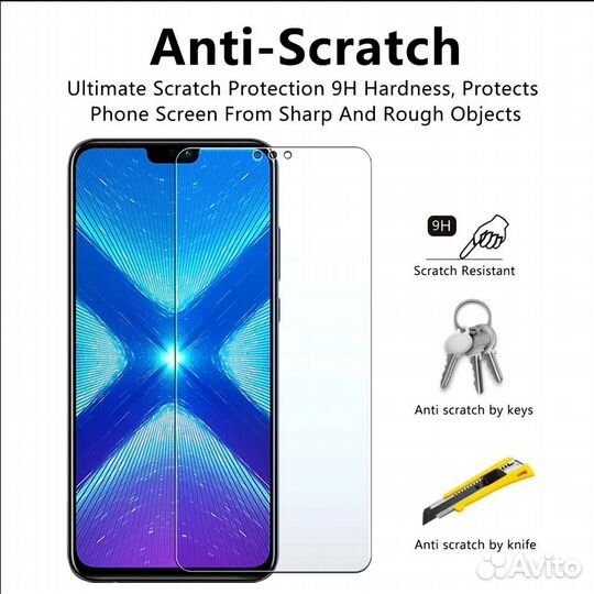 Защитное стекло honor 8x и redmi note 11 pro 5g