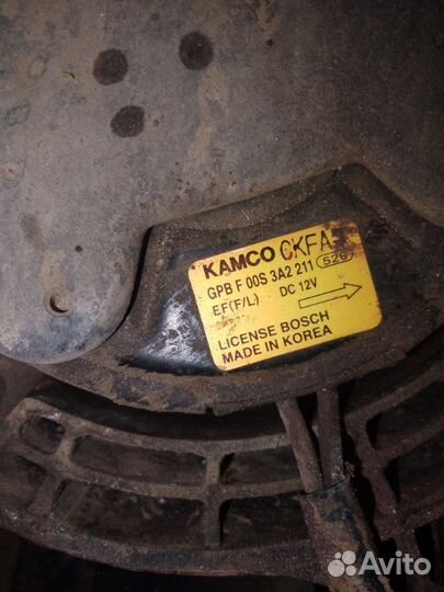 Вентилятор Hyundai Sonata EF G4GC 2008