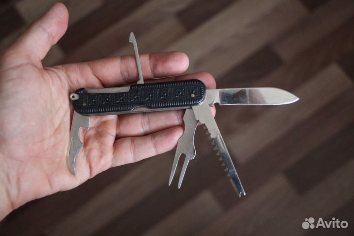 Нож складной туристический СССР. Хорошее состояние