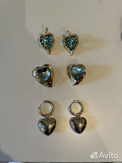 Серьги новые современный дизайн