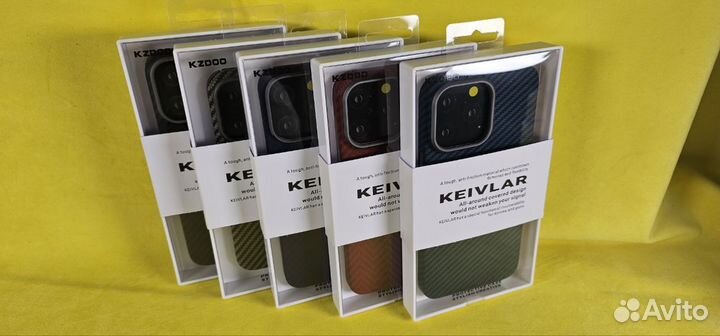 Чехол K-DOO iP 14 Pro Max Kevlar