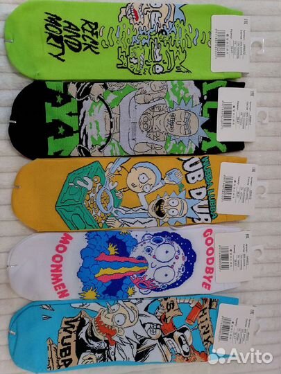 Носки подростковые с принтом