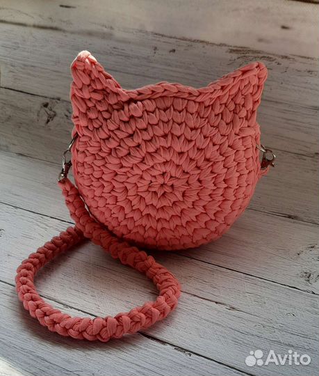 Сумка из трикотажной пряжи