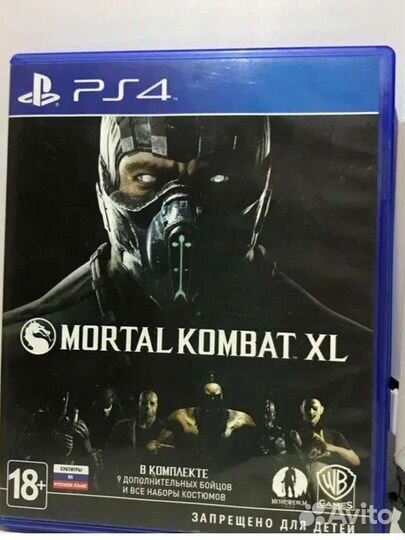 Диск для PlayStation 4 mortal kombat XL