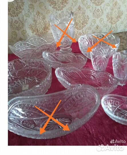 Хрусталь в ассортименте СССР