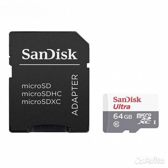 Карта памяти microSD 64 Gb class 10; 60190