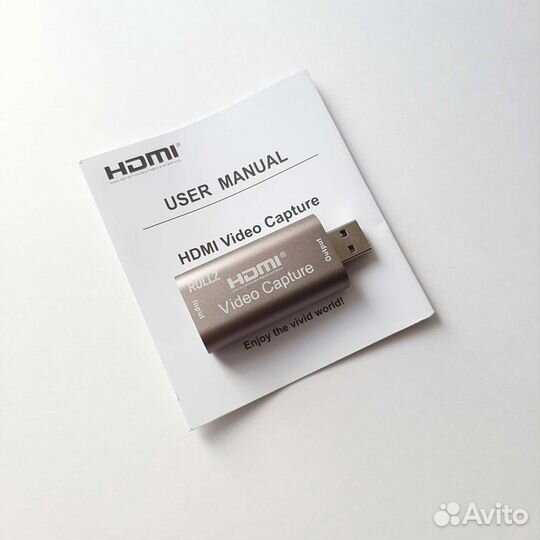 Карта видеозахвата Rullz 4K USB3.0 1080p (новая)