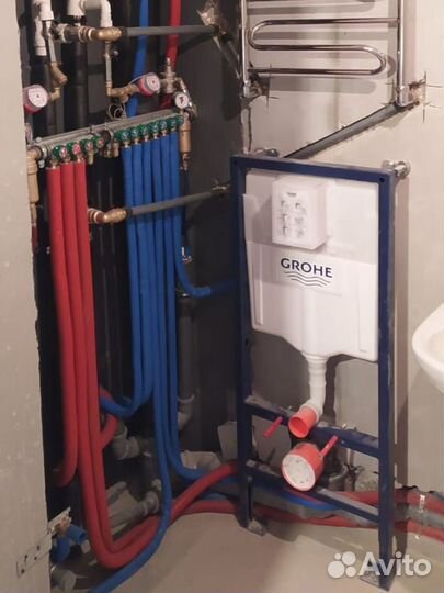 Монтаж труб водоснабжения Сантехник Люберцы