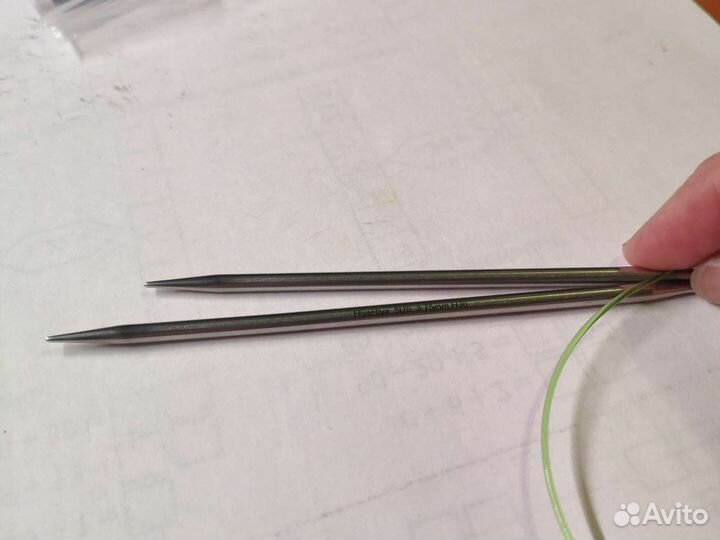 Спицы для вязания круговые. 3,75мм. 100 см