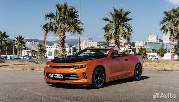 Прокат Chevrolet Camaro кабриолет Сочи Адлер