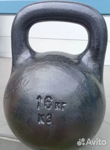 Гиря 16 кг советская