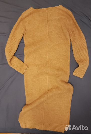 Платье миди теплое