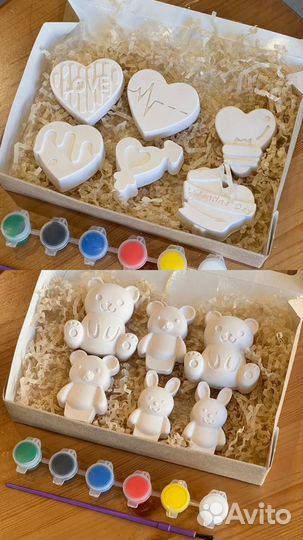 Фигурки из гипса для раскрашивания