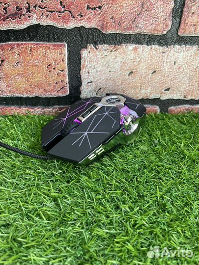 Компьютерная проводная игровая бесшумная мышь