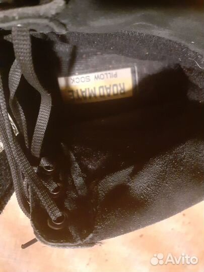 Ботинки утеплённые,кожаные