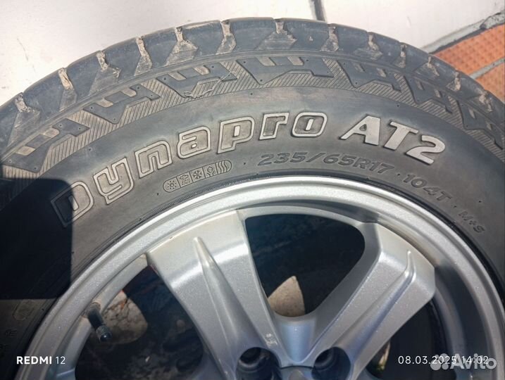 Шины Hankook Dynapro AT2 на лит дисках 235/65 R17