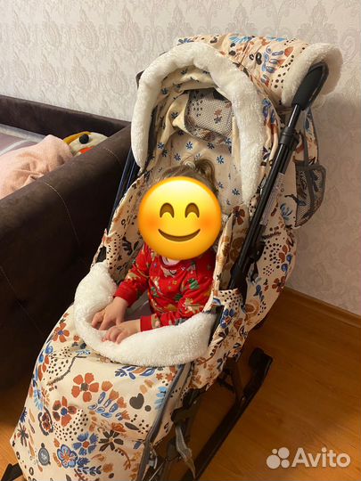 Коляска санки