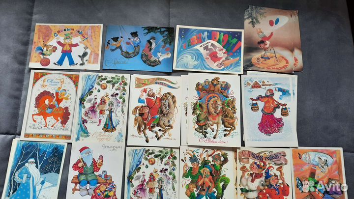 Открытки СССР, 80-х годов, 21 шт. лот