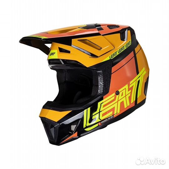 Мотошлем Leatt Moto 7.5 Helmet Kit (Citrus, M, 20