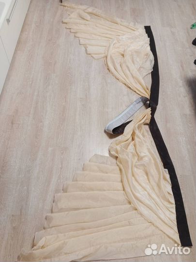 Шторы ночные с ламбрекеном бу