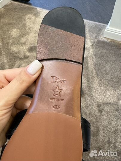 Шлёпанцы Dior Montaigne 40,5 оригинал